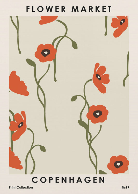 Blumenmarkt Kopenhagen | Poster