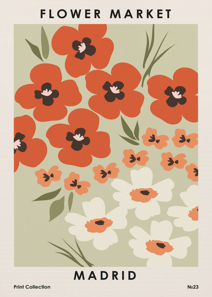 Blumenmarkt Madrid | Poster