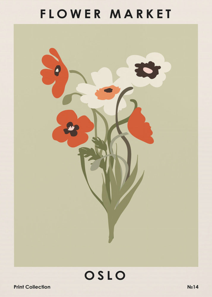 Blumenmarkt Oslo | Poster