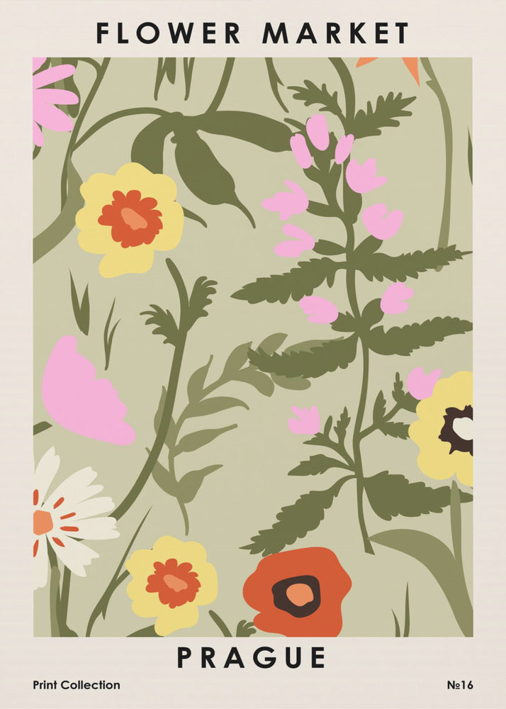 Blumenmarkt Prag | Poster