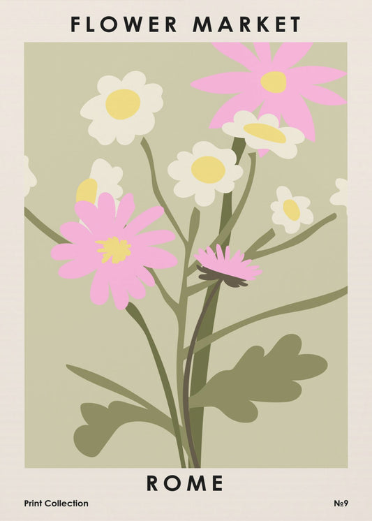 Blumenmarkt Rom | Poster
