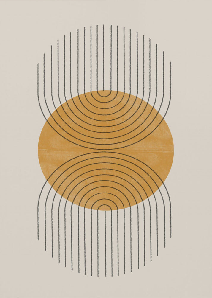 Symmetrische Wellen | Leinwand