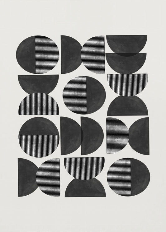 Geometrischer Rhythmus | Leinwand