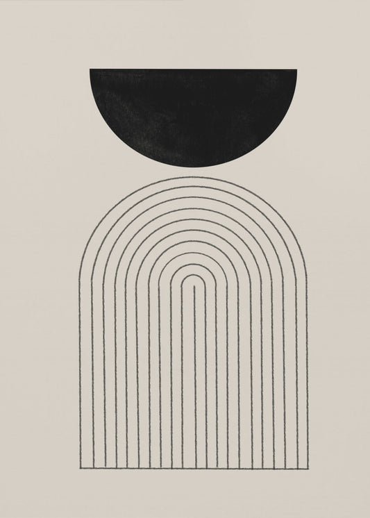 Minimalistische Balance | Leinwand