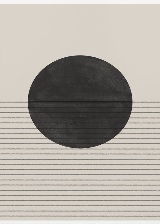 Monochromer Horizont | Leinwand