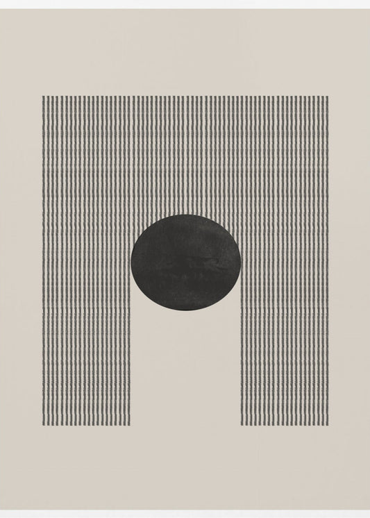 Geometrische Finsternis | Leinwand