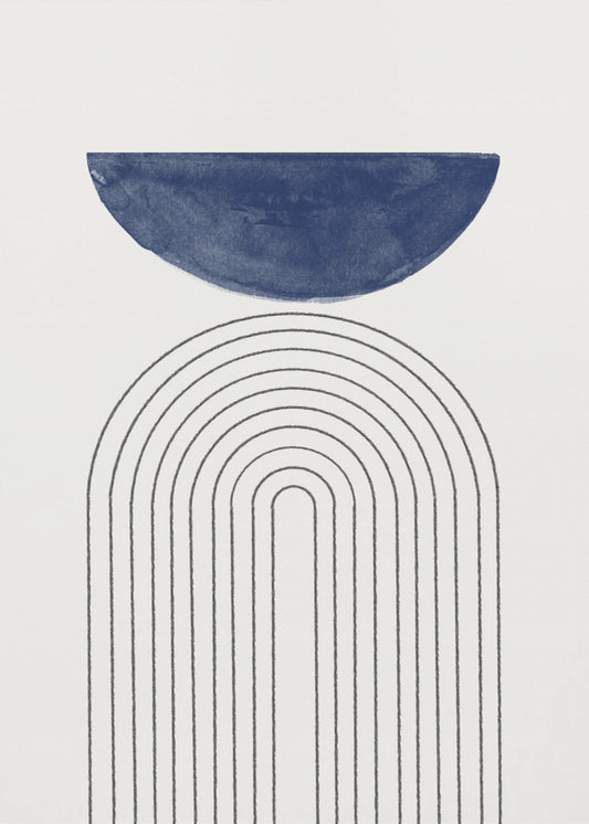 Curved Serenity | Canvas