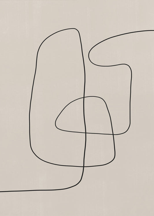 Curved Line Dance | Poster