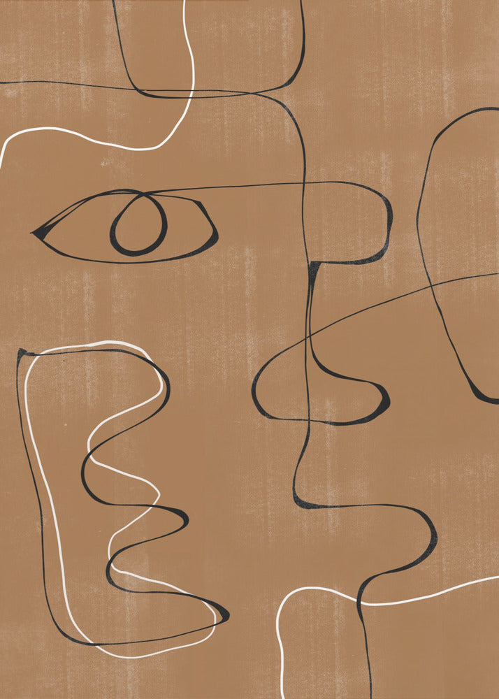 Skurrile Linien | Leinwand