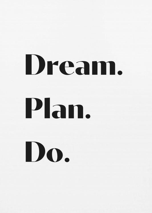 Traumplan machen | Poster