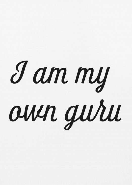 Ich bin mein eigener Guru | Leinwand