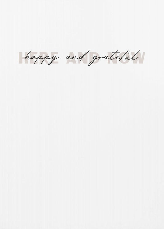 Minimalistisches Typografie-Kunstwerk | Poster