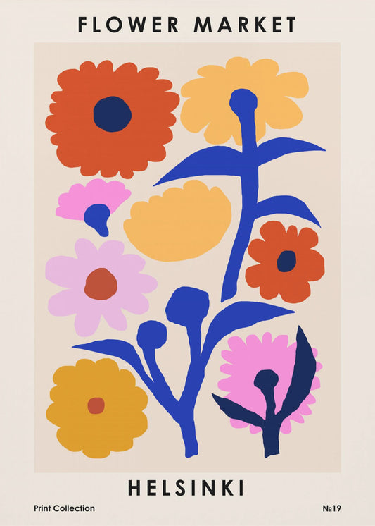 Blumenmarkt. Helsinki | Poster