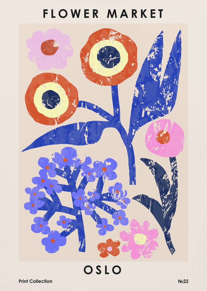 Blumenmarkt. Oslo | Poster