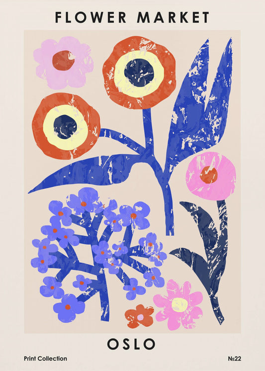 Blumenmarkt. Oslo | Poster