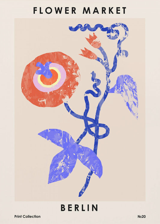 Blumenmarkt. Berlin | Poster