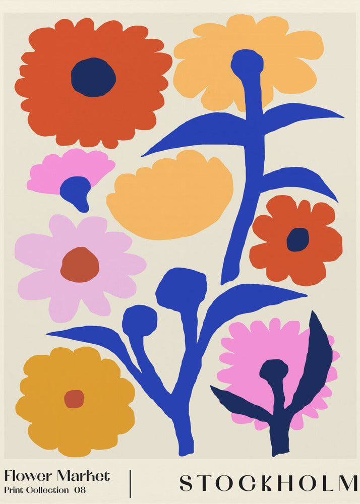Blumenmarkt. Stockholm | Poster