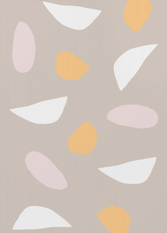 Minimalistische Pastellformen | Leinwand