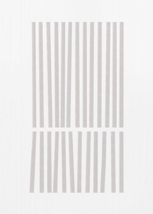 Vertikale graue Linien | Leinwand