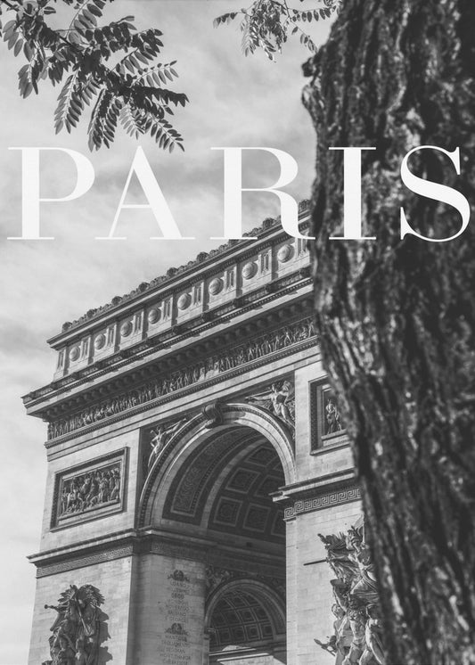 Paris Text 7 | Leinwand