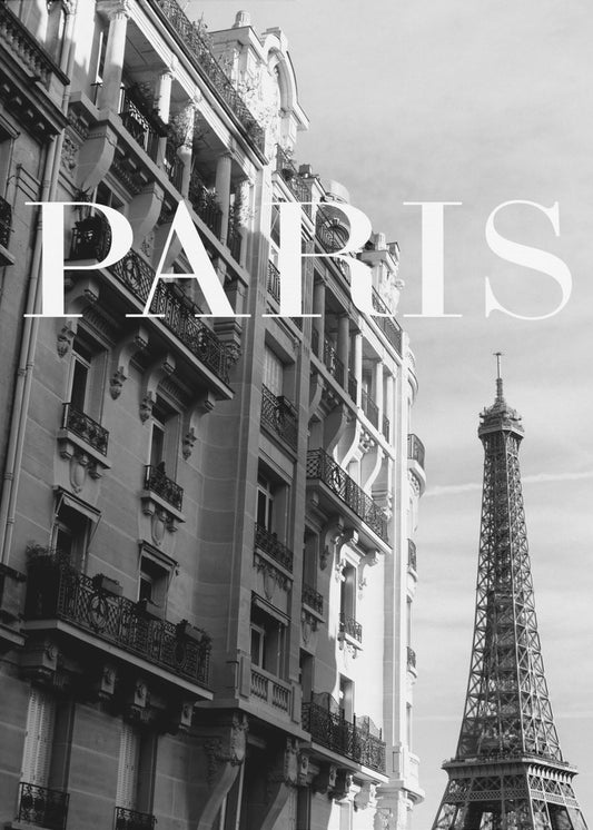 Paris Text 3 | Leinwand