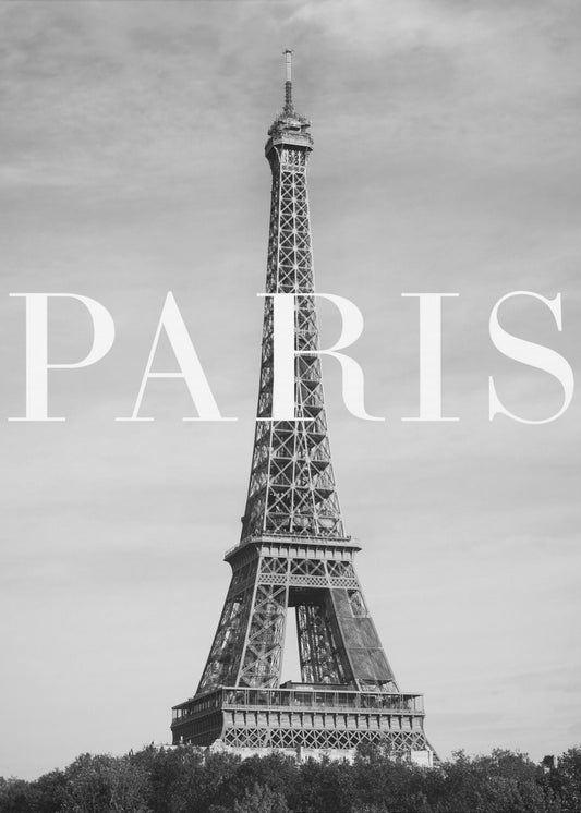 Paris Text 2 | Leinwand