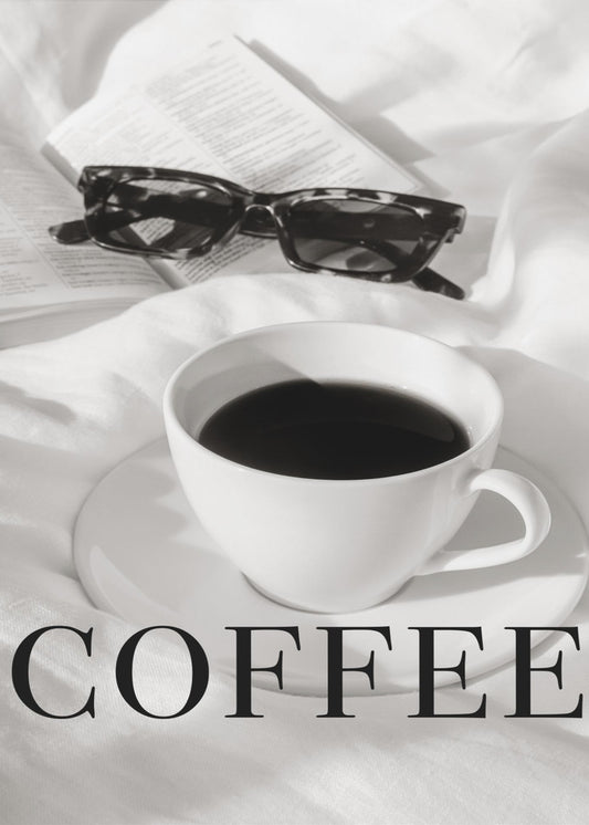 Kaffee im Bett | Leinwand