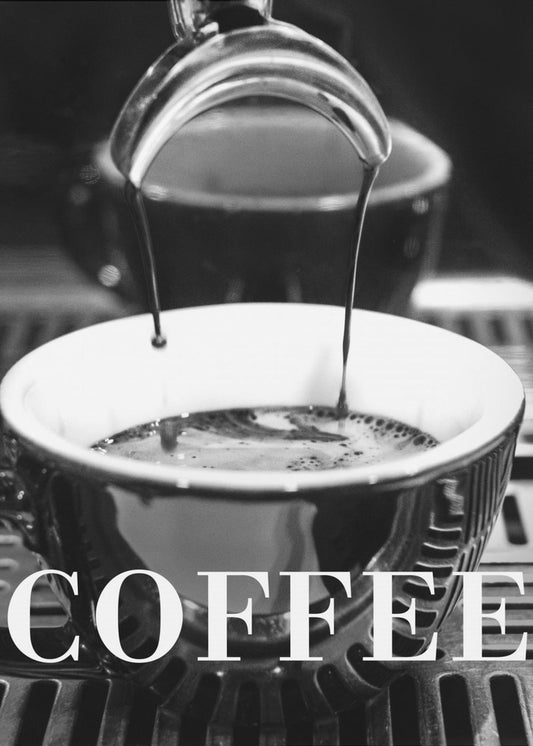 Kaffeetext 2 | Leinwand