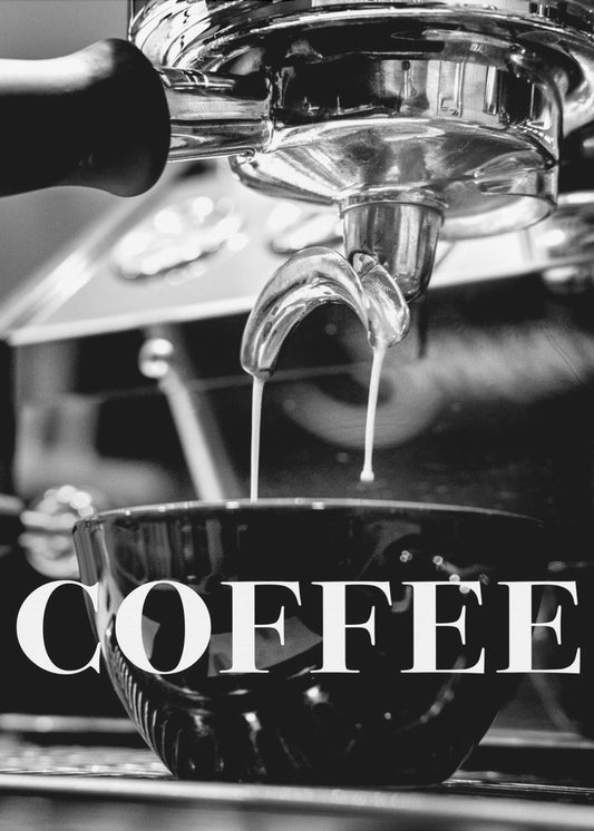 Kaffeetext | Leinwand