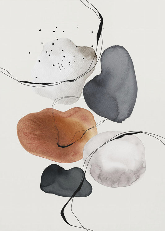 Fluid Shapes Dance | Poster