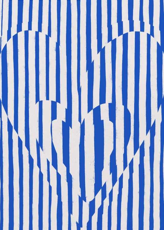 Heartbeat Stripes | Poster
