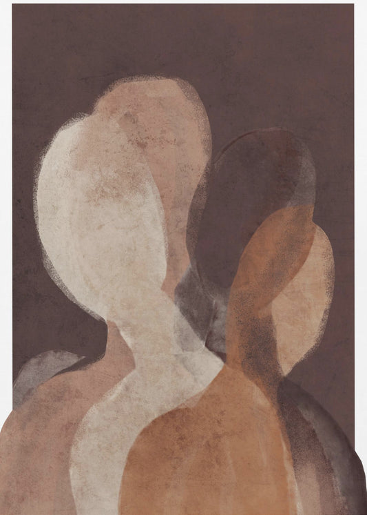 Mehrschichtige Schatten | Leinwand