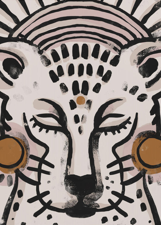Leopardenruhe | Leinwand