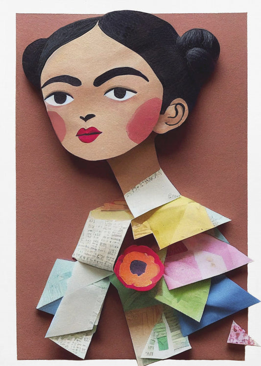 Paper Portrait Blossom | Poster