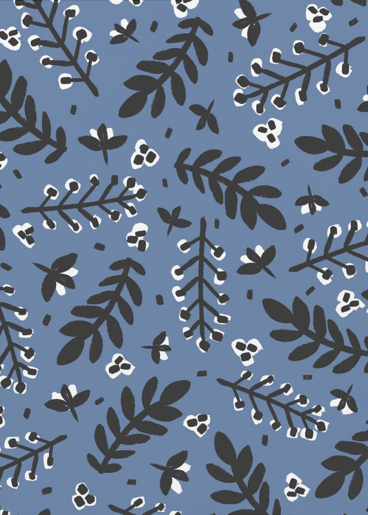Leafy Nightscape | Poster