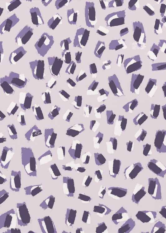 Violettes Konfetti | Leinwand