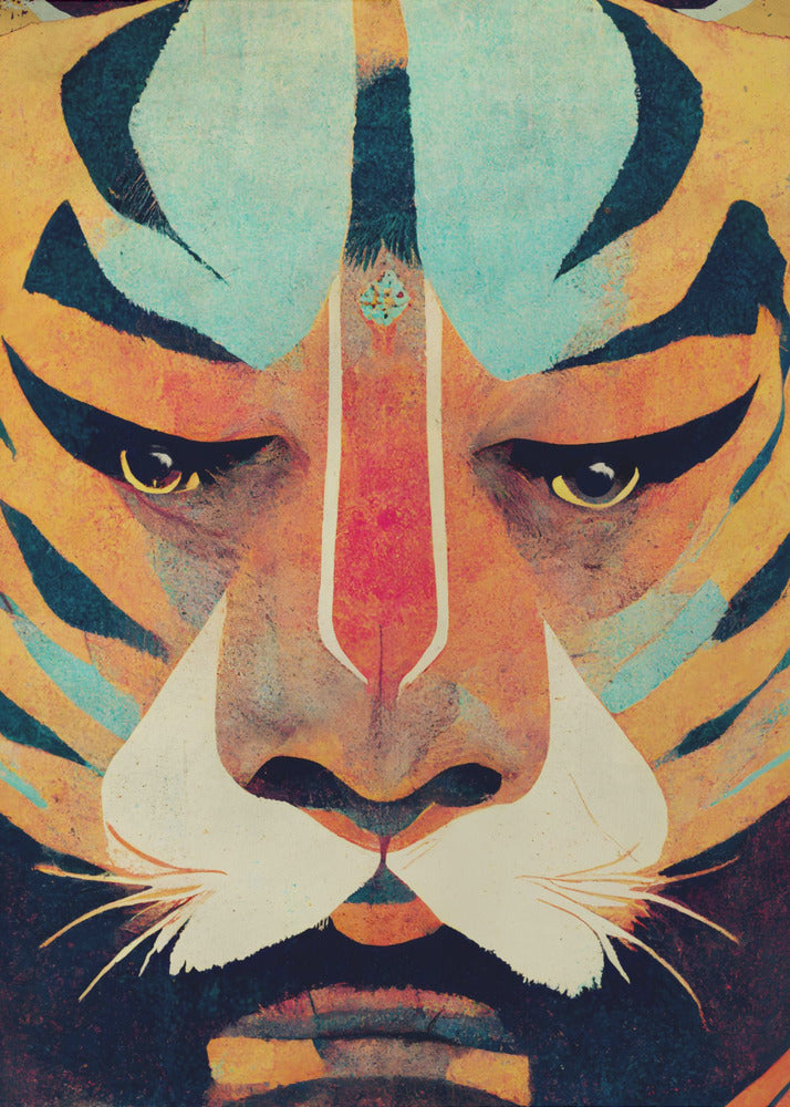 Starker Tiger | Leinwand