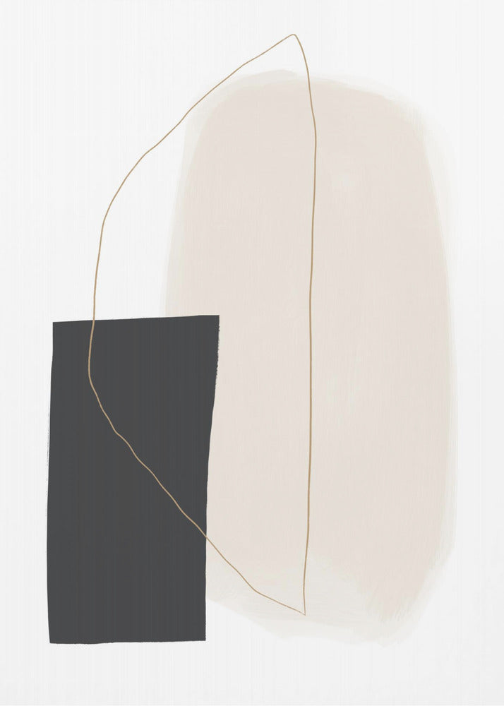Harmonie im Minimalismus | Leinwand