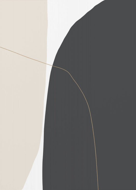 Delicate Curved Shapes | Canvas