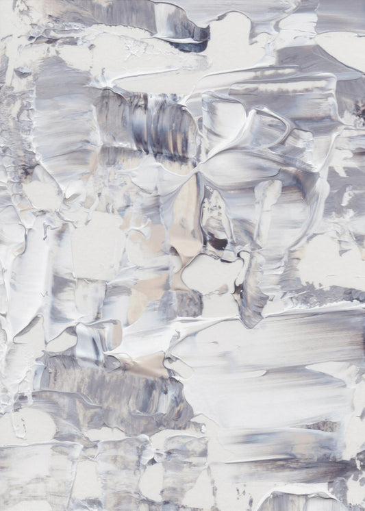 Textured Canvas with Impasto Style | Poster