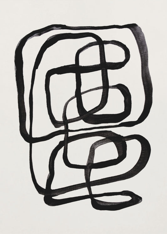 Abstrakte Linien I | Poster