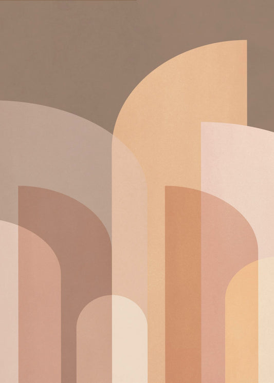 Retro Geometrisch II | Leinwand