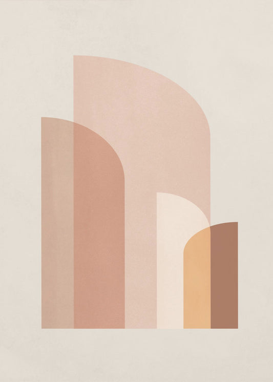 Retro Geometrisch IV | Leinwand