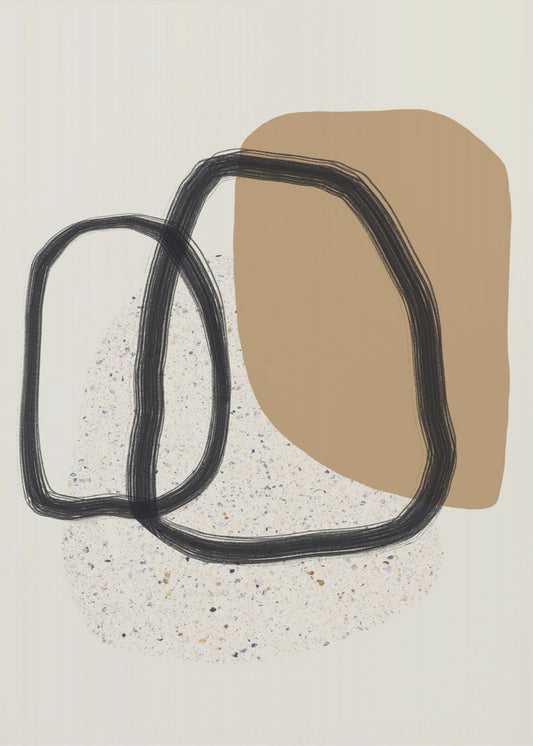 Organic Shapes And Earthy Tones | Poster