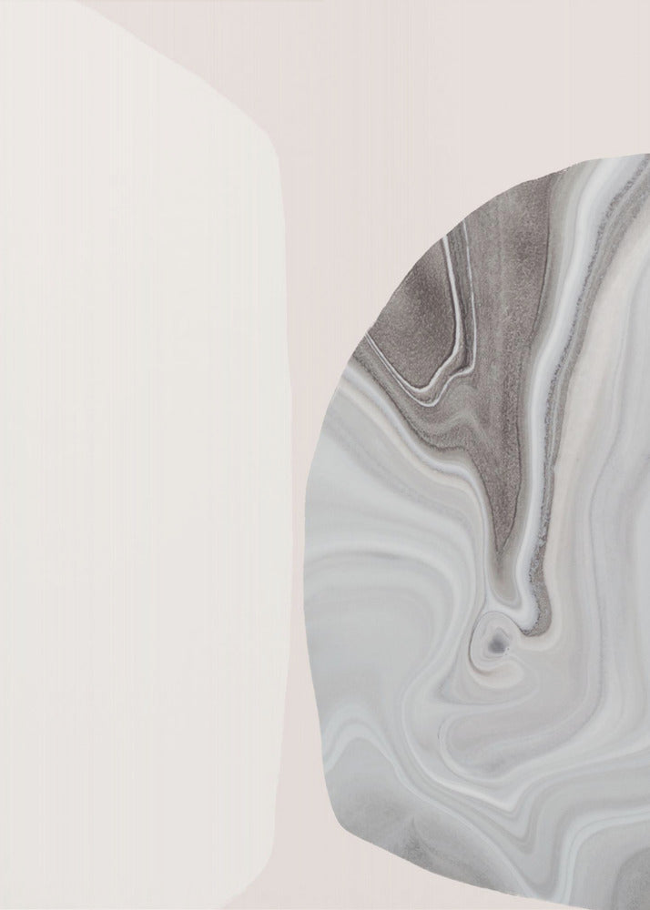 Marble Texture with Fluid Lines | Poster