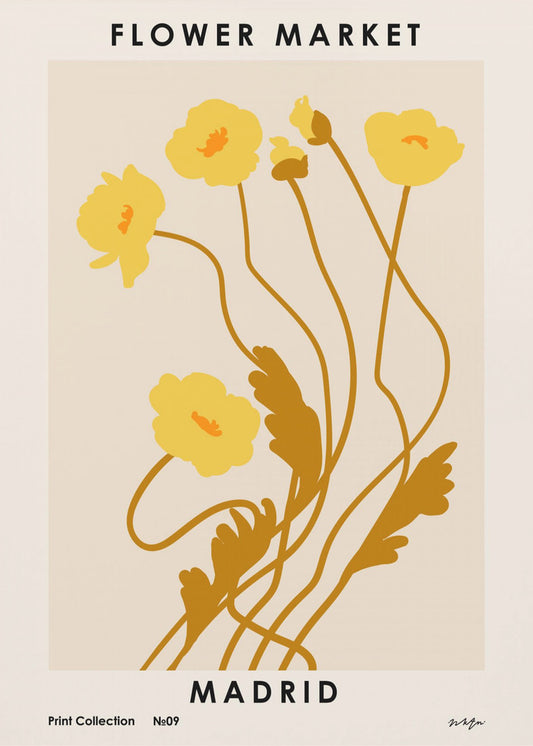 Blumenmarkt. Madrid | Poster