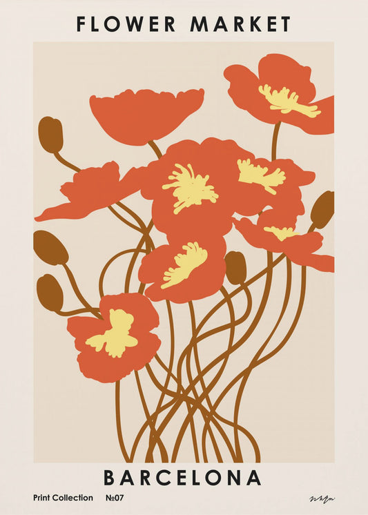 Blumenmarkt. Barcelona | Poster