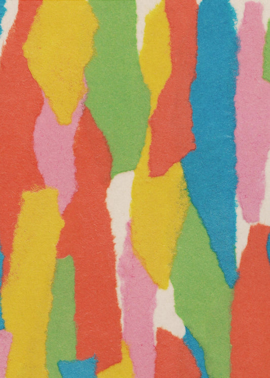 Bunte Papiercollage Nr. 1 | Poster
