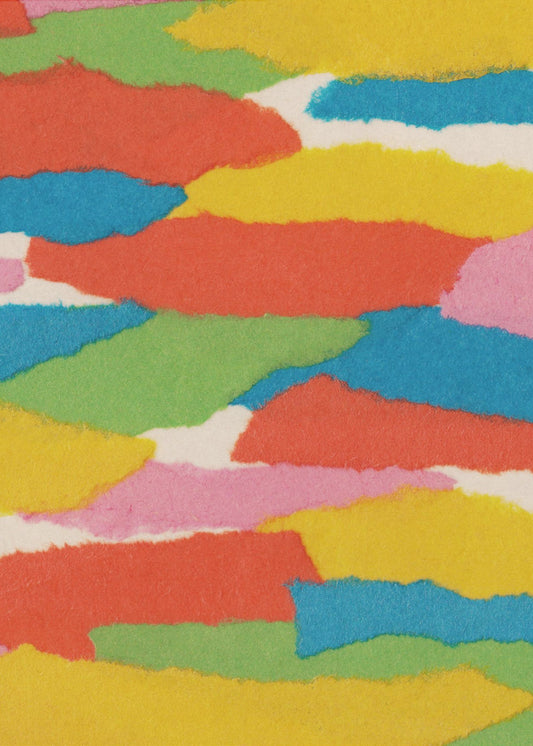 Bunte Papiercollage Nr. 2 | Poster