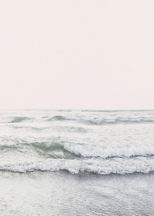Blush Ocean | Leinwand
